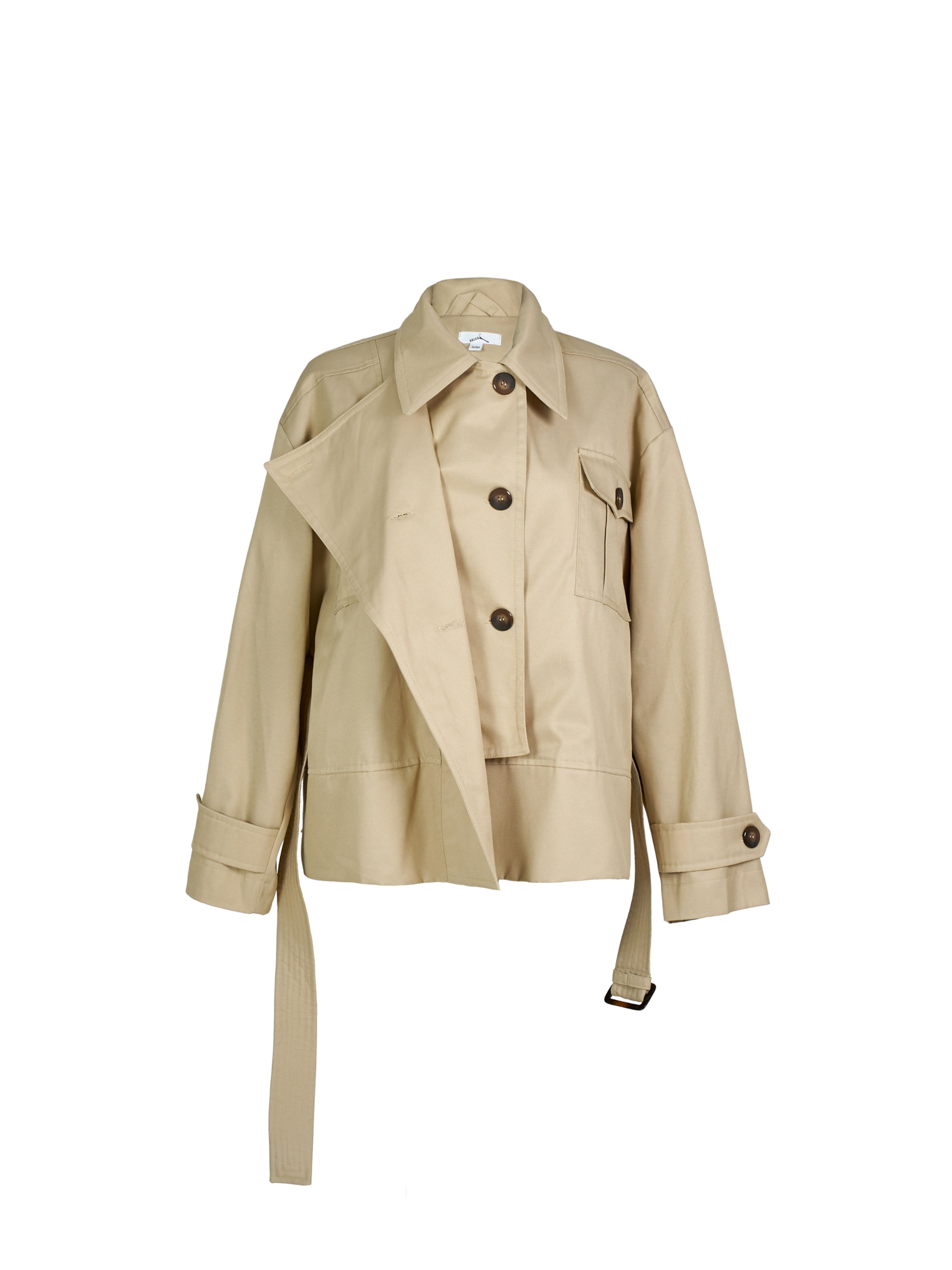 Жакет-куртка бежевая