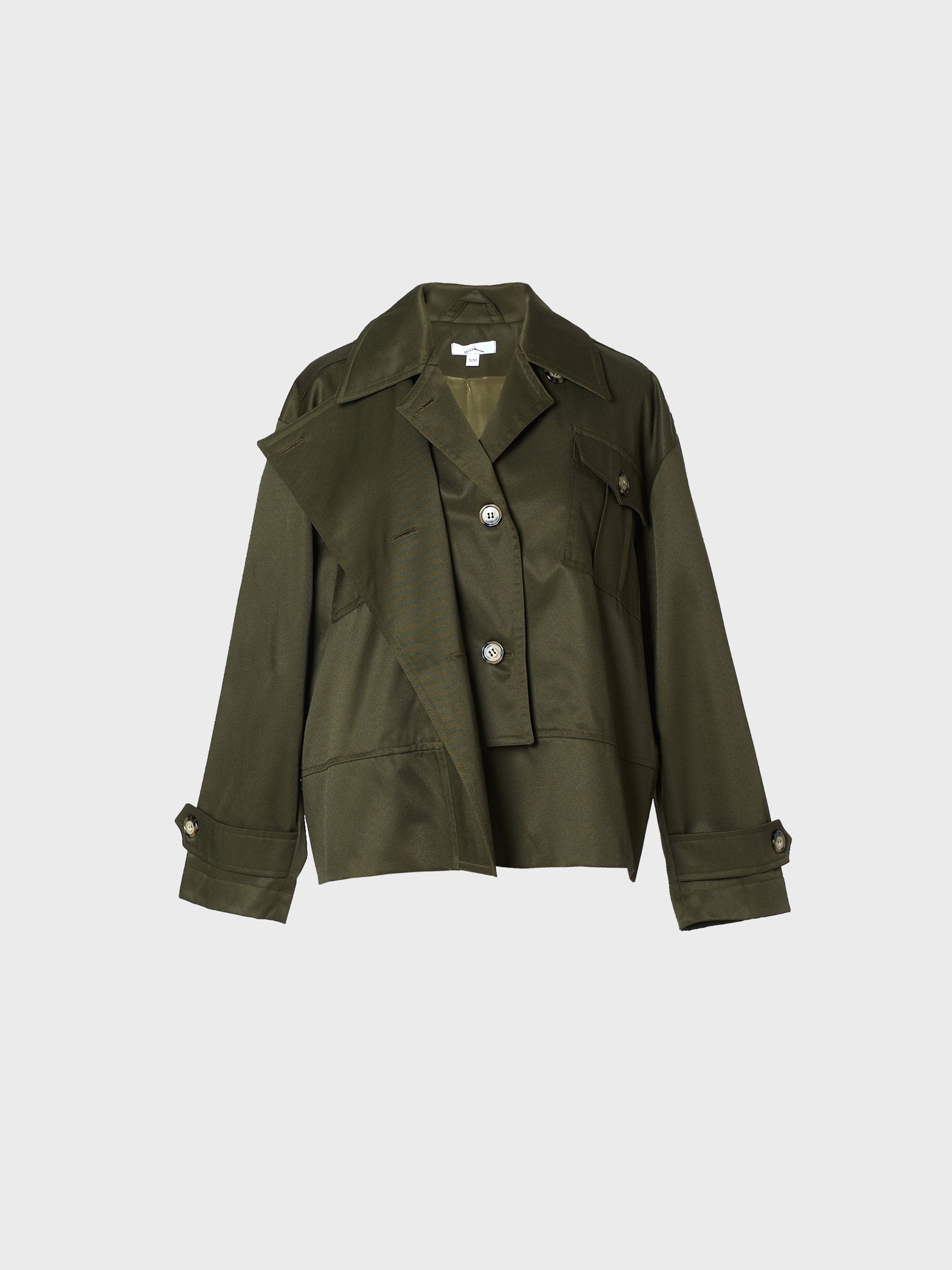 Жакет-куртка хаки