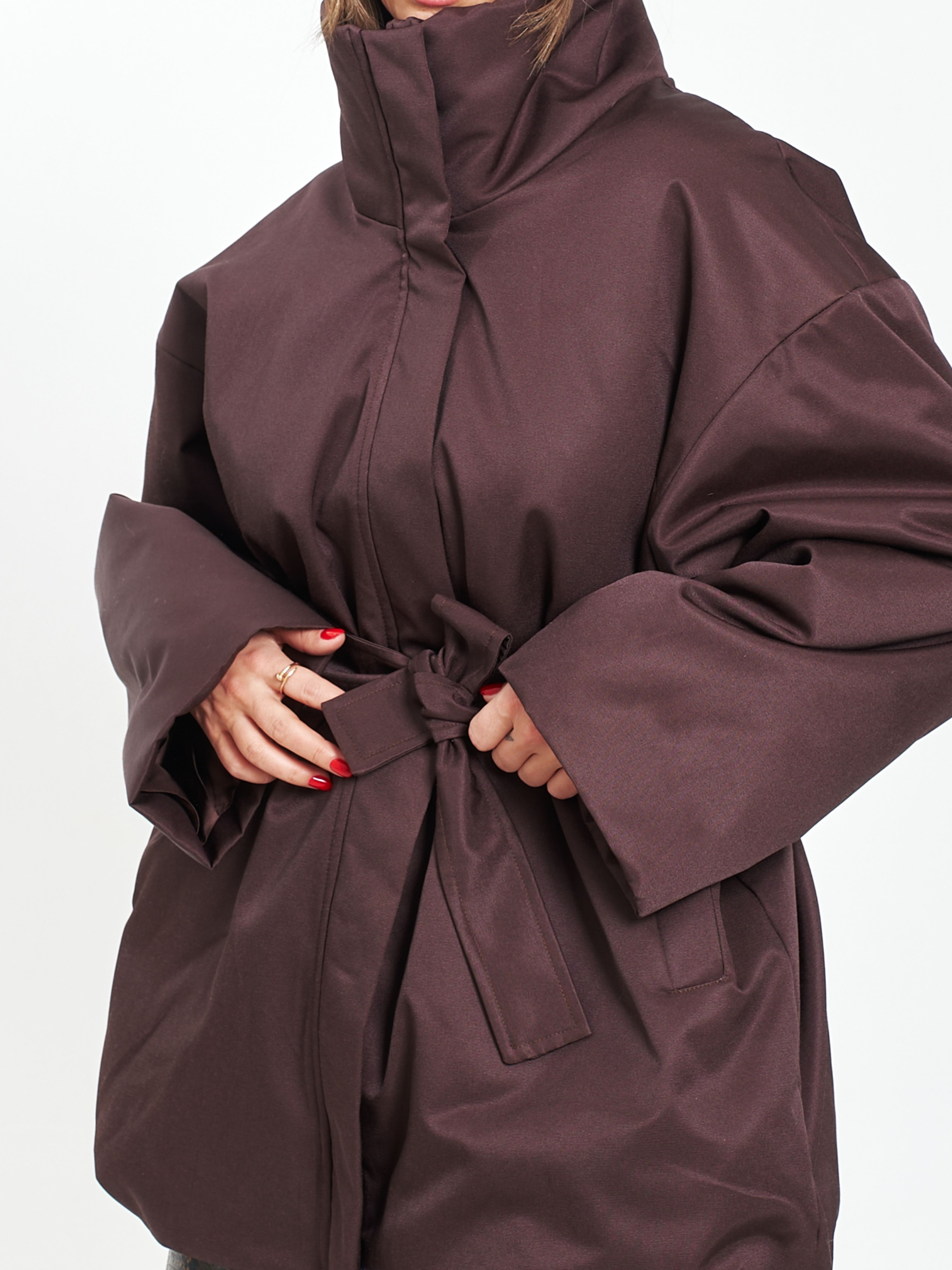 Куртка-баллон коричневая 