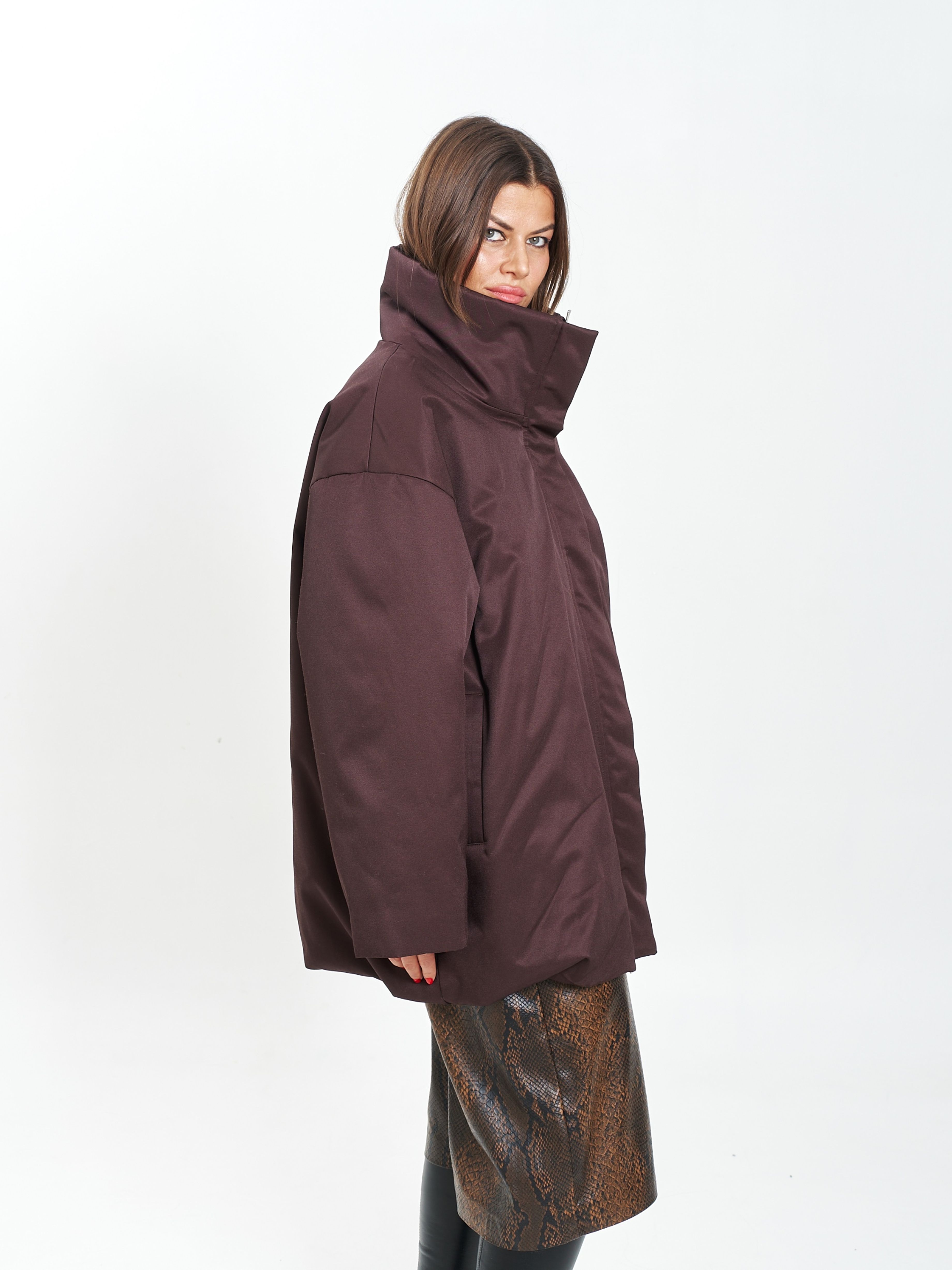 Куртка-баллон коричневая 